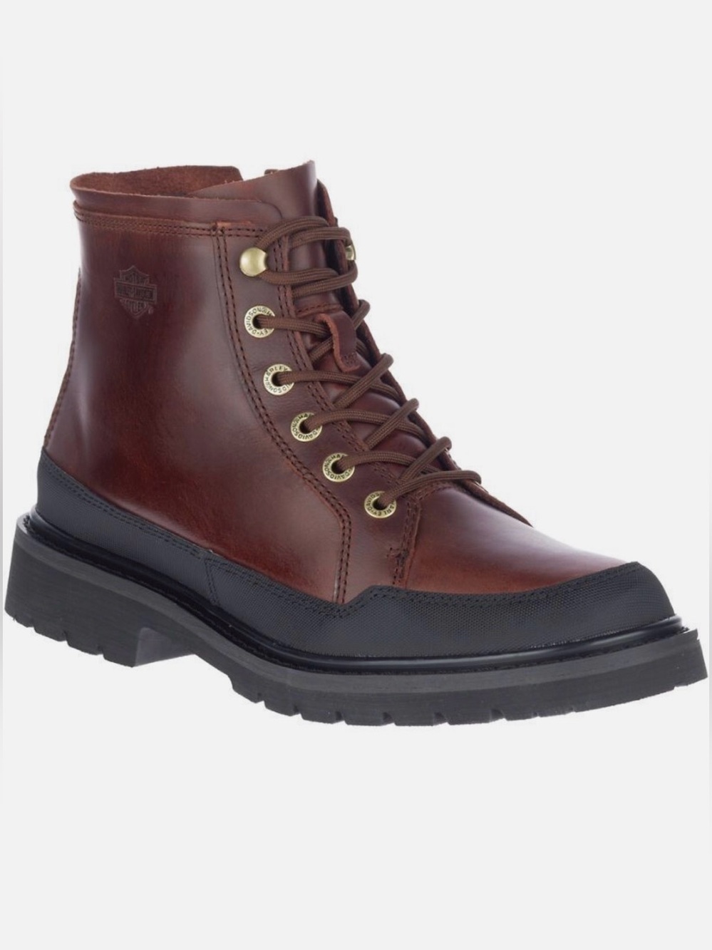 Harley Davidson Dalton Boots Soft Toe Mens 9.5 Brown Full Grain Leather NWT YKK